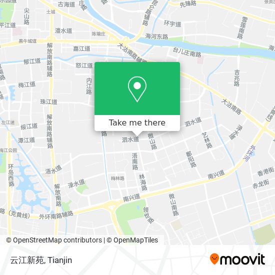 云江新苑 map