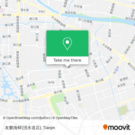 友鹏海鲜(浯水道店) map