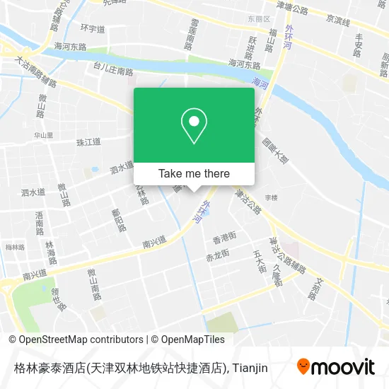 格林豪泰酒店(天津双林地铁站快捷酒店) map