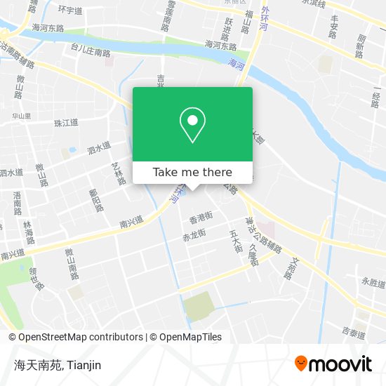 海天南苑 map