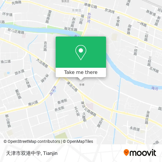 天津市双港中学 map