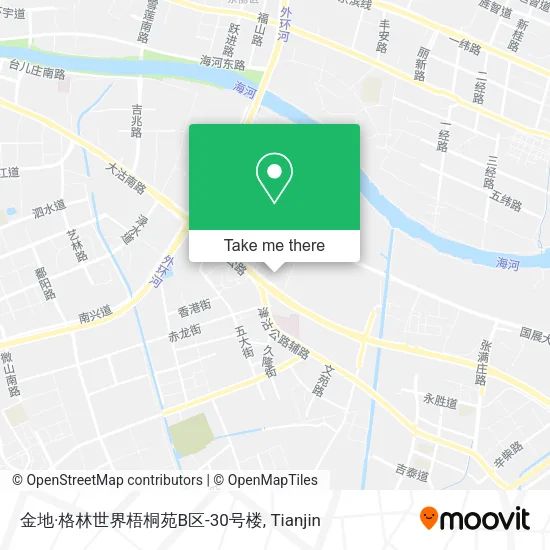 金地·格林世界梧桐苑B区-30号楼 map