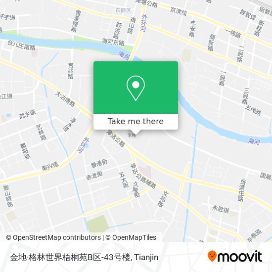 金地·格林世界梧桐苑B区-43号楼 map