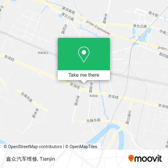 鑫众汽车维修 map