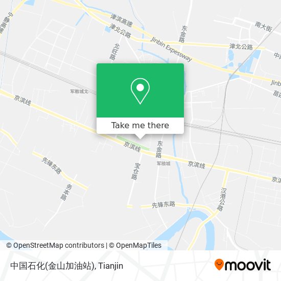 中国石化(金山加油站) map