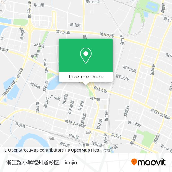 浙江路小学福州道校区 map