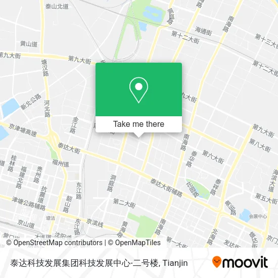 泰达科技发展集团科技发展中心-二号楼 map