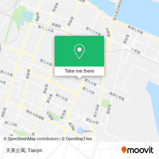 天美公寓 map