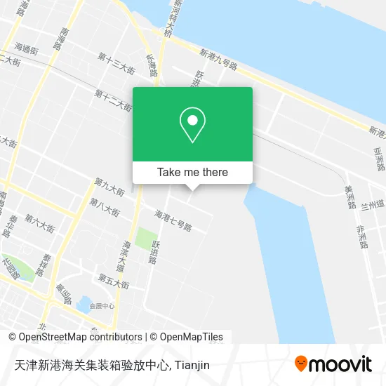 天津新港海关集装箱验放中心 map