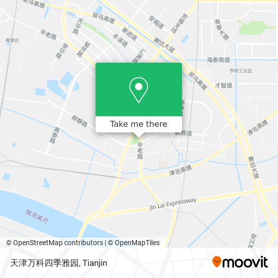天津万科四季雅园 map