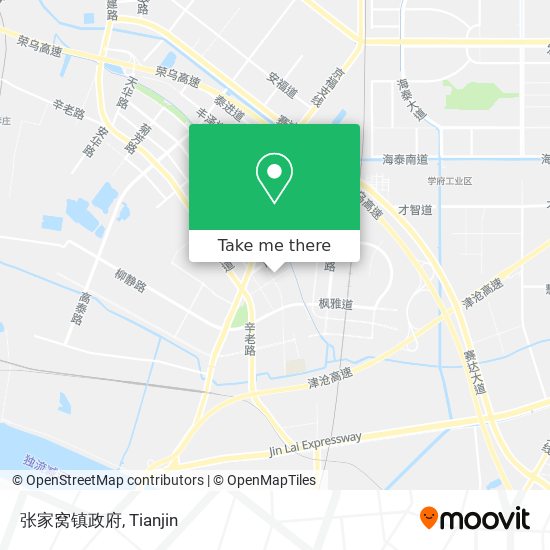 张家窝镇政府 map