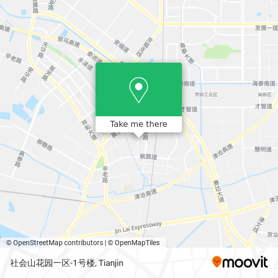 社会山花园一区-1号楼 map