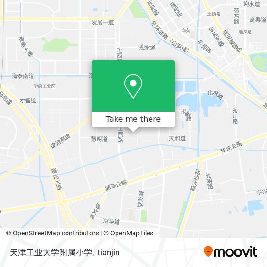 天津工业大学附属小学 map