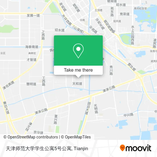 天津师范大学学生公寓5号公寓 map