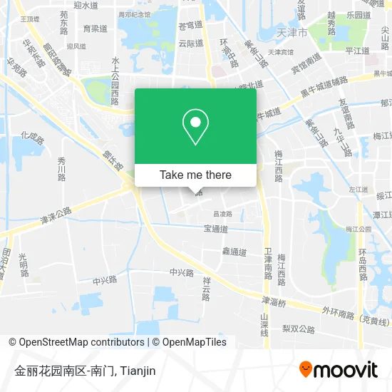 金丽花园南区-南门 map