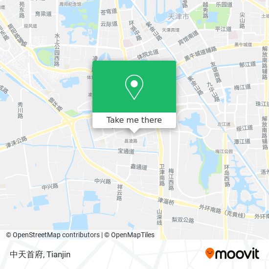中天首府 map