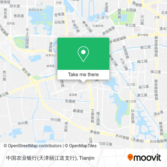 中国农业银行(天津丽江道支行) map