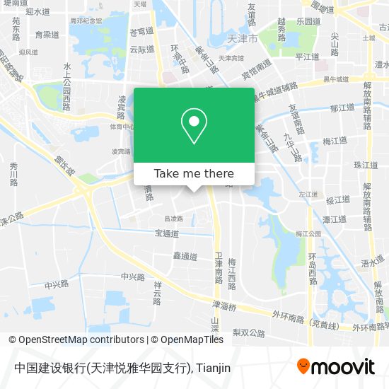 中国建设银行(天津悦雅华园支行) map