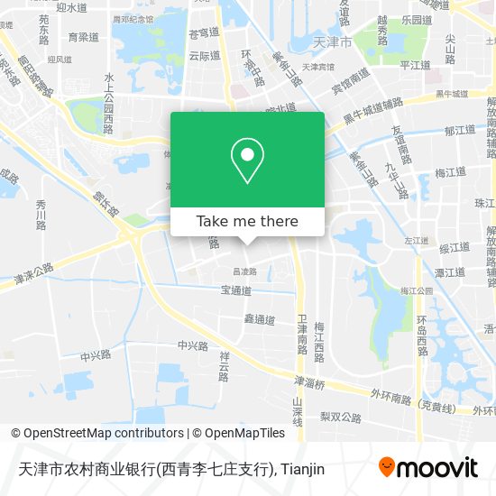 天津市农村商业银行(西青李七庄支行) map
