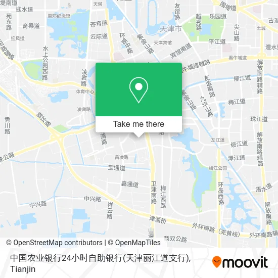 中国农业银行24小时自助银行(天津丽江道支行) map