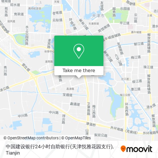 中国建设银行24小时自助银行(天津悦雅花园支行) map