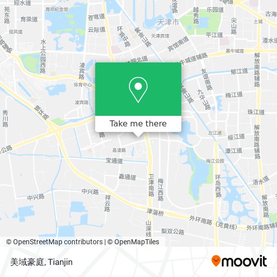 美域豪庭 map