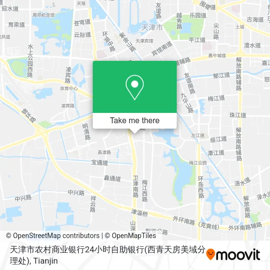 天津市农村商业银行24小时自助银行(西青天房美域分理处) map