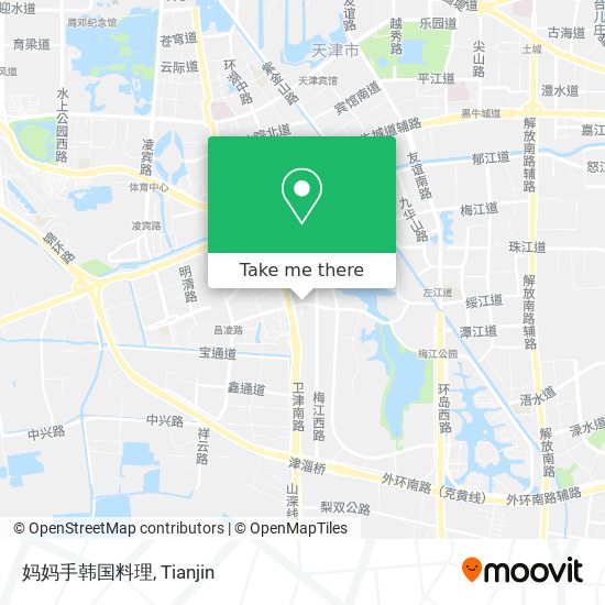 妈妈手韩国料理 map