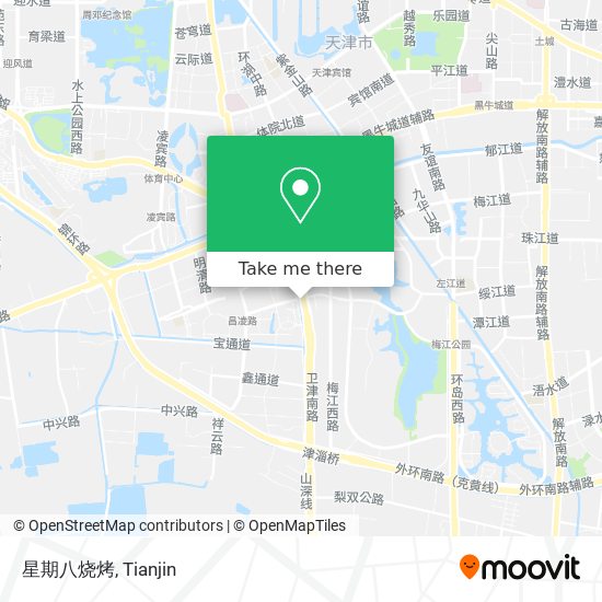 星期八烧烤 map