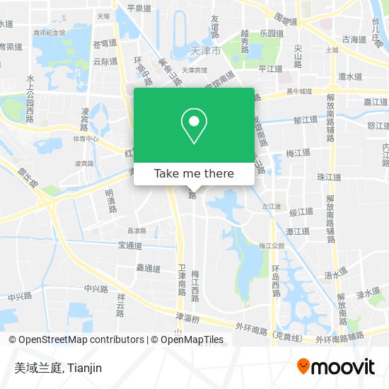 美域兰庭 map