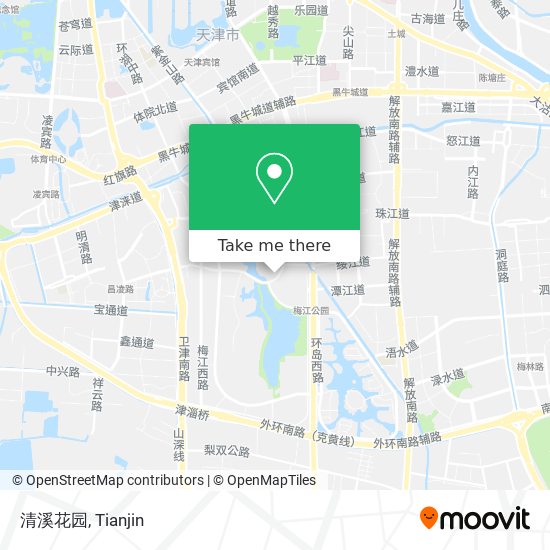 清溪花园 map
