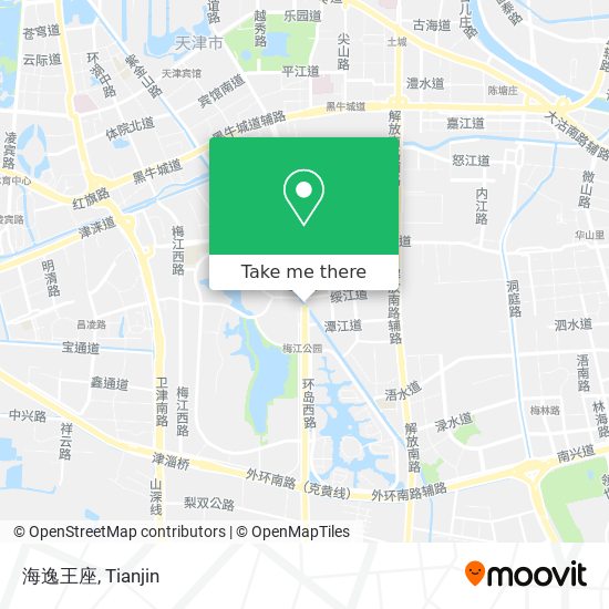 海逸王座 map