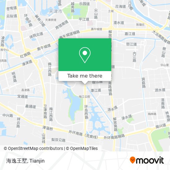 海逸王墅 map