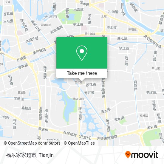 福乐家家超市 map