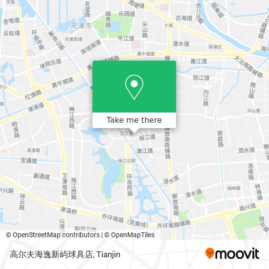 高尔夫海逸新屿球具店 map