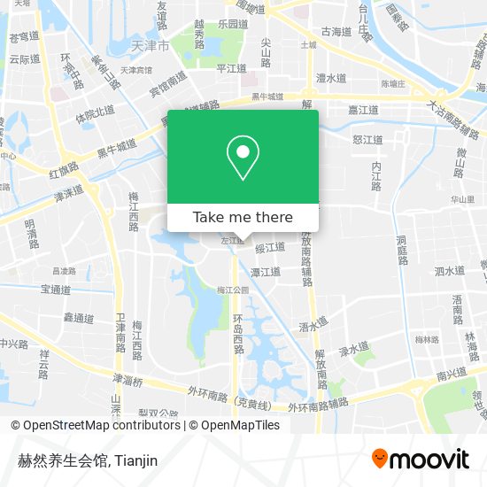 赫然养生会馆 map