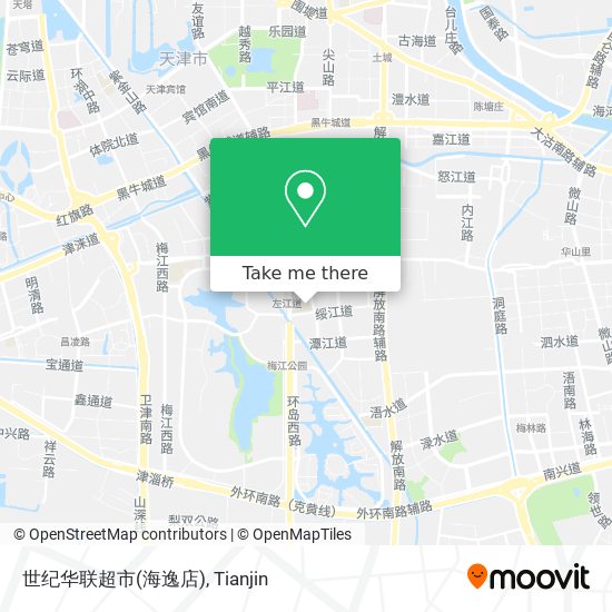 世纪华联超市(海逸店) map