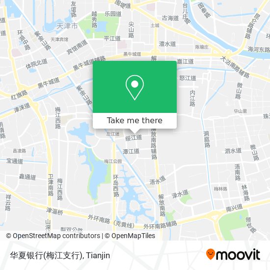 华夏银行(梅江支行) map