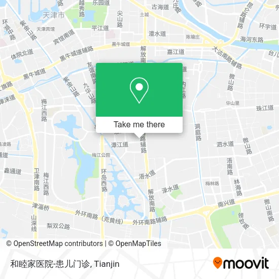 和睦家医院-患儿门诊 map