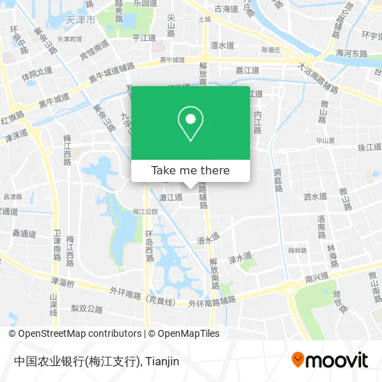 中国农业银行(梅江支行) map