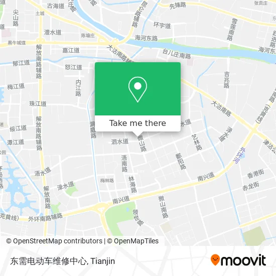 东需电动车维修中心 map