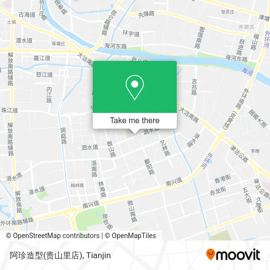 阿珍造型(贵山里店) map