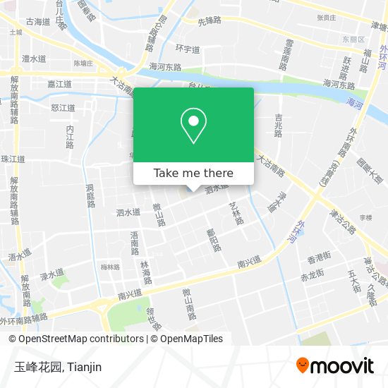 玉峰花园 map