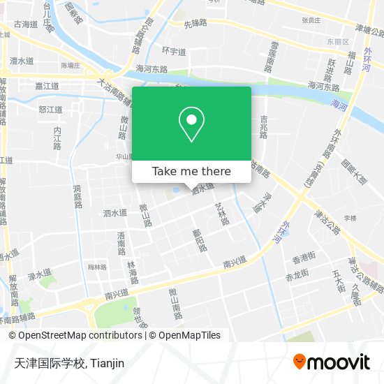 天津国际学校 map