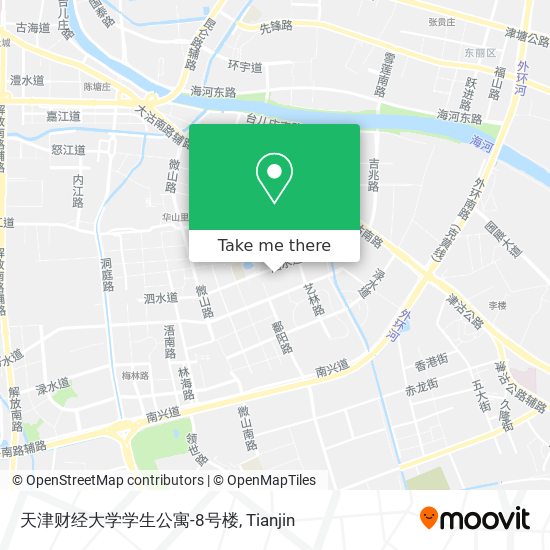 天津财经大学学生公寓-8号楼 map