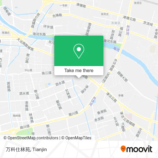 万科仕林苑 map