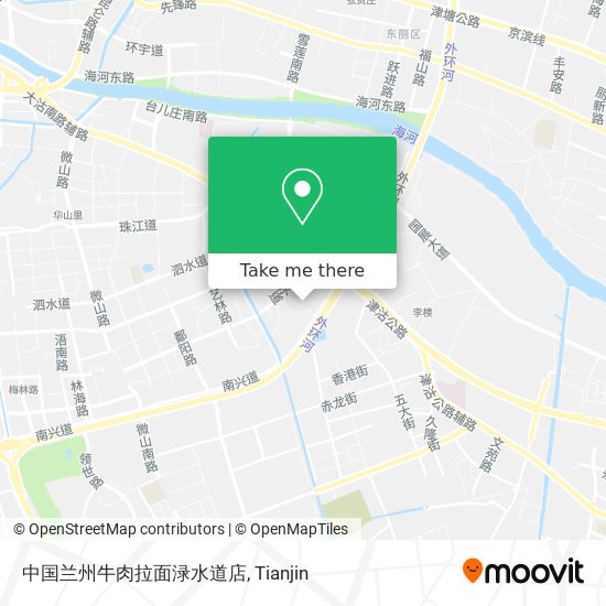 中国兰州牛肉拉面渌水道店 map
