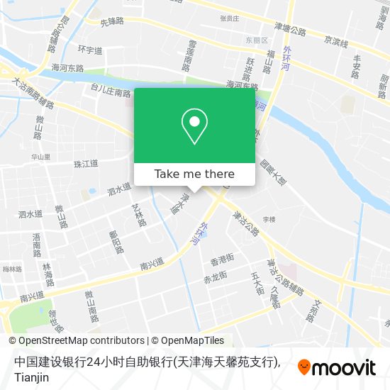 中国建设银行24小时自助银行(天津海天馨苑支行) map