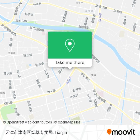 天津市津南区烟草专卖局 map