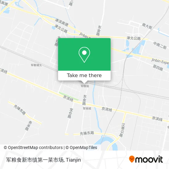 军粮食新市缜第一菜市场 map